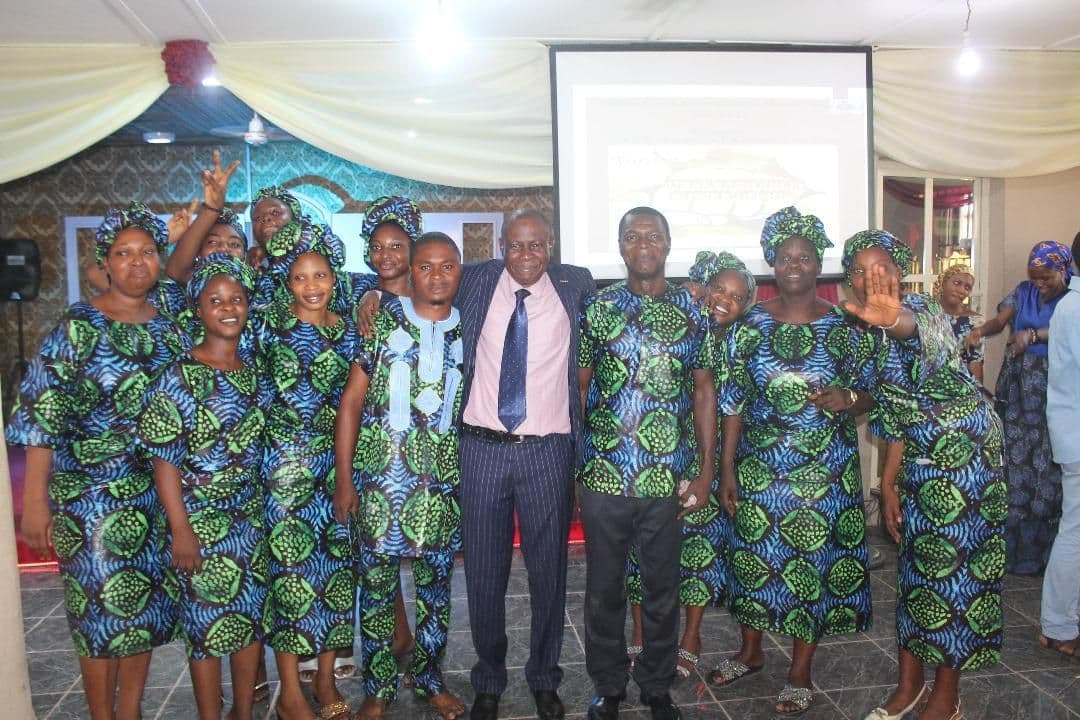 Pastor Olanusi and the Church Choir